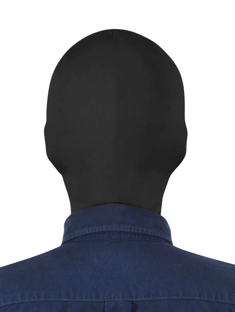 Gaoin Unisex Face open Zentai Hood Mask for Costume Parties (Black) - Image 2